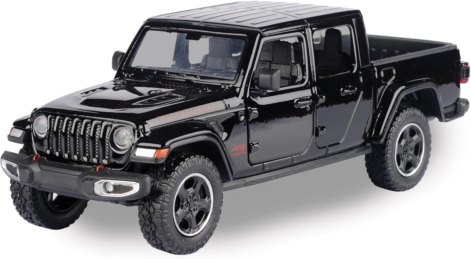2021 Gladiator Rubicon (Closed Top) Pickup Truck Black 1/24-1/27 Diecast Model Car by Motormax 79368 image number 5