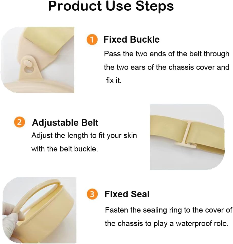 Ostomy Supplies,Stoma Ostomy Waterproof Bath Cover, Ostomy Shower Wound Protector image number 5