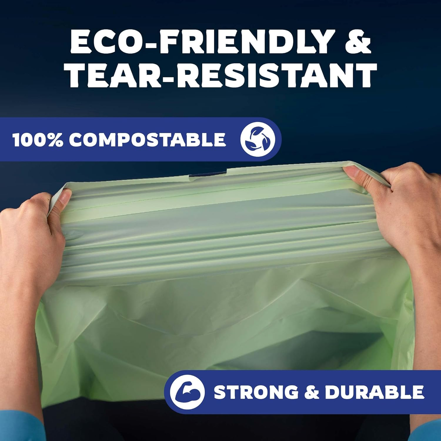 Panther Armor Jumbo Cat Litter Box Liners with Drawstring, 25 Count, Extra Large Elastic Liners, Unscented Cat Litter Liners to Keep Your Home Clean, Kitty Litter Bags, Cat Waste Bags, Pet Supplies image number 4