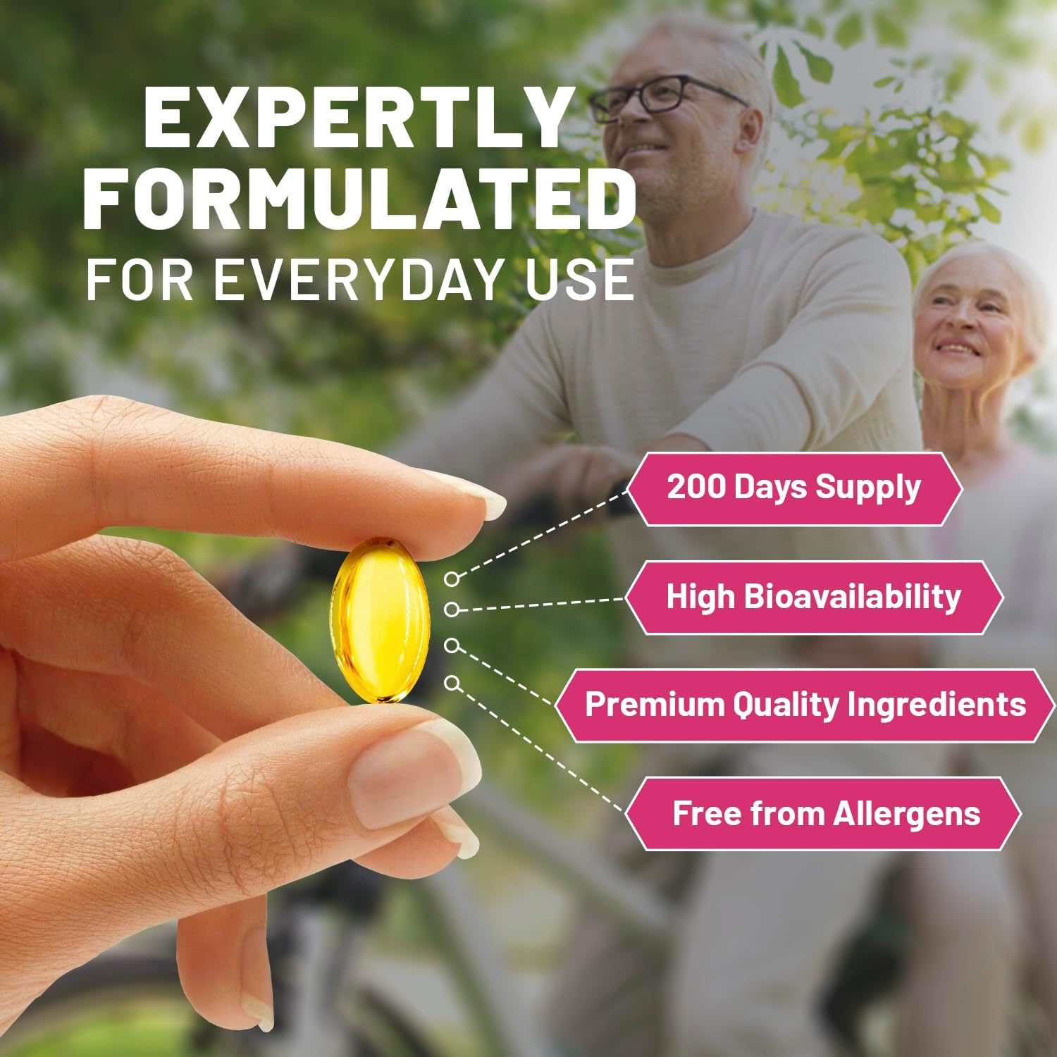 Premium Odourless Garlic Capsules | 45,000Mg per Softgel | 200 Softgels (Not Tablets) Super High Strength | Cold Pressed and Deodourised Premium Garlic Oil Extract from Allium Sativum | 200 Days&rsquo; Supply by Prowise image number 4