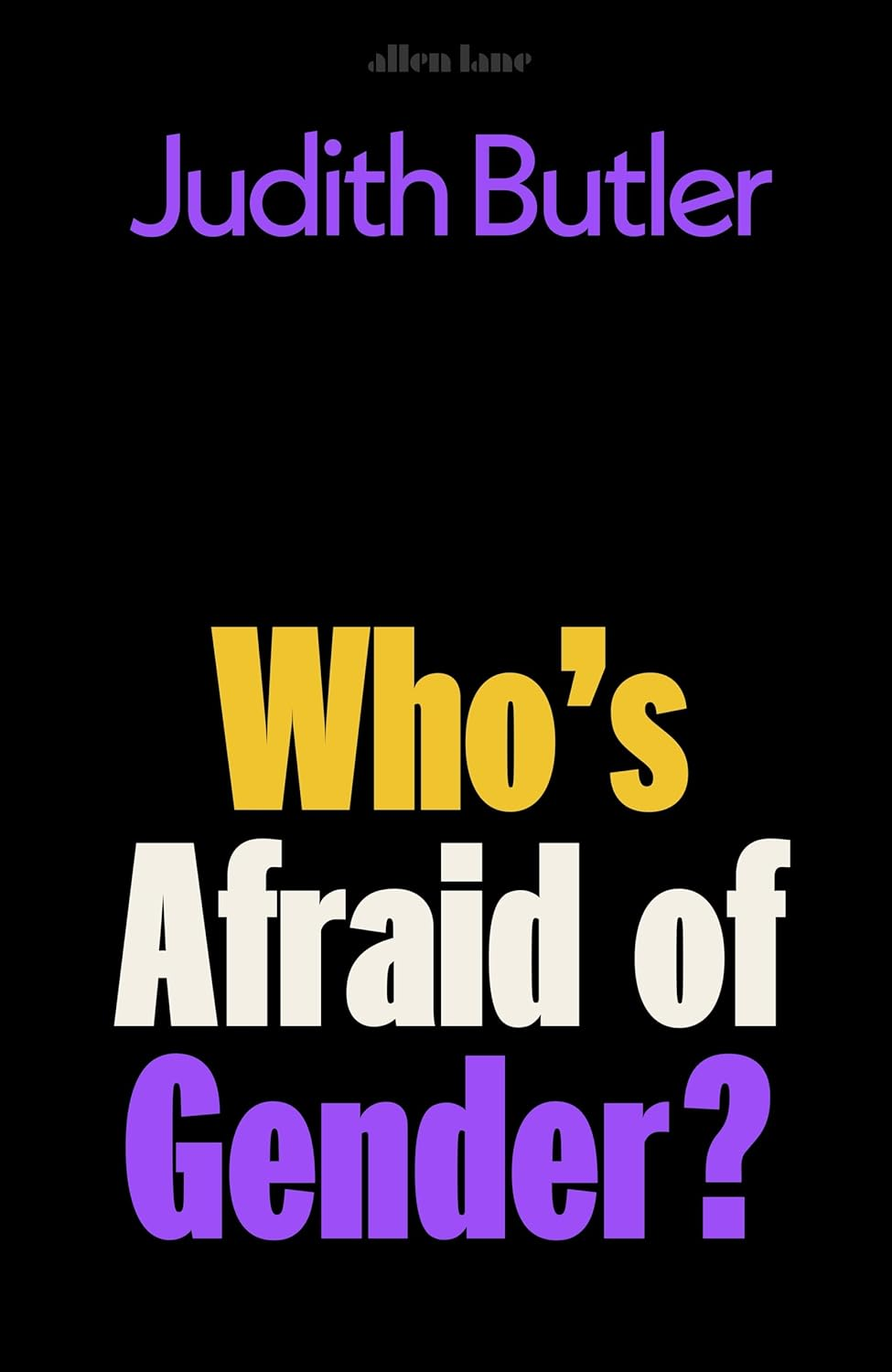 Who'S Afraid of Gender?