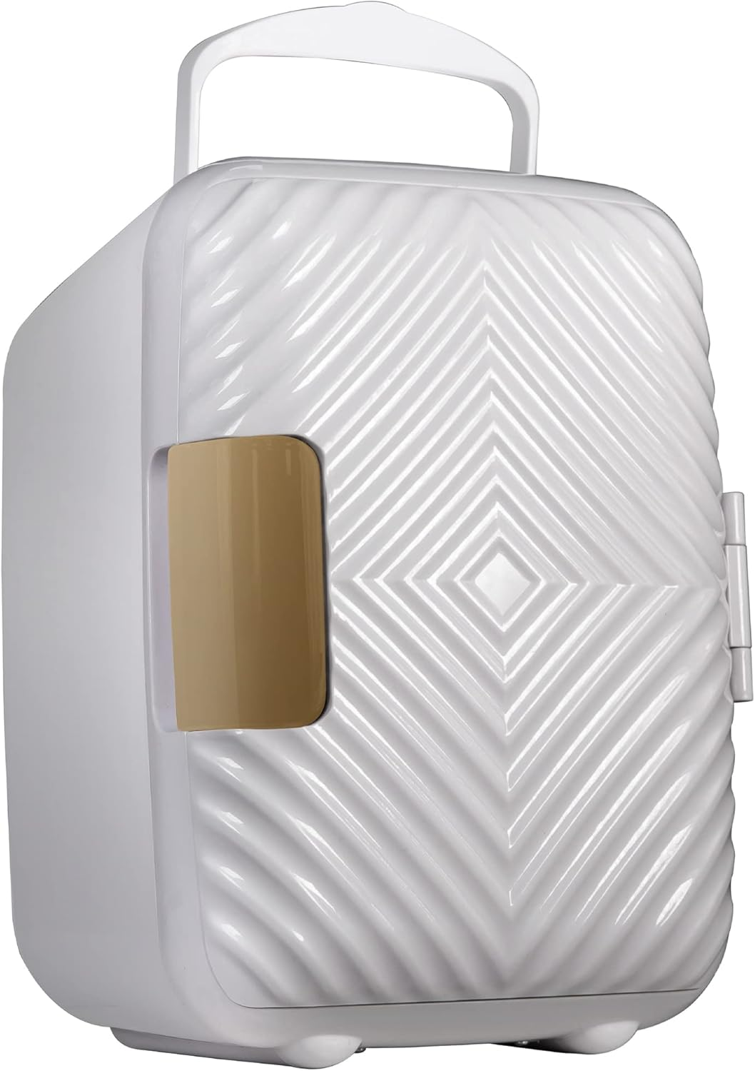 Russell Hobbs 4L/6 Can Portable Mini Cooler & Warmer for Drinks, Cosmetics/Makeup/Skincare, AC/DC Power, Retro Style, Pink, for Bedroom, Home, Caravan, Car RH4CLR1001P