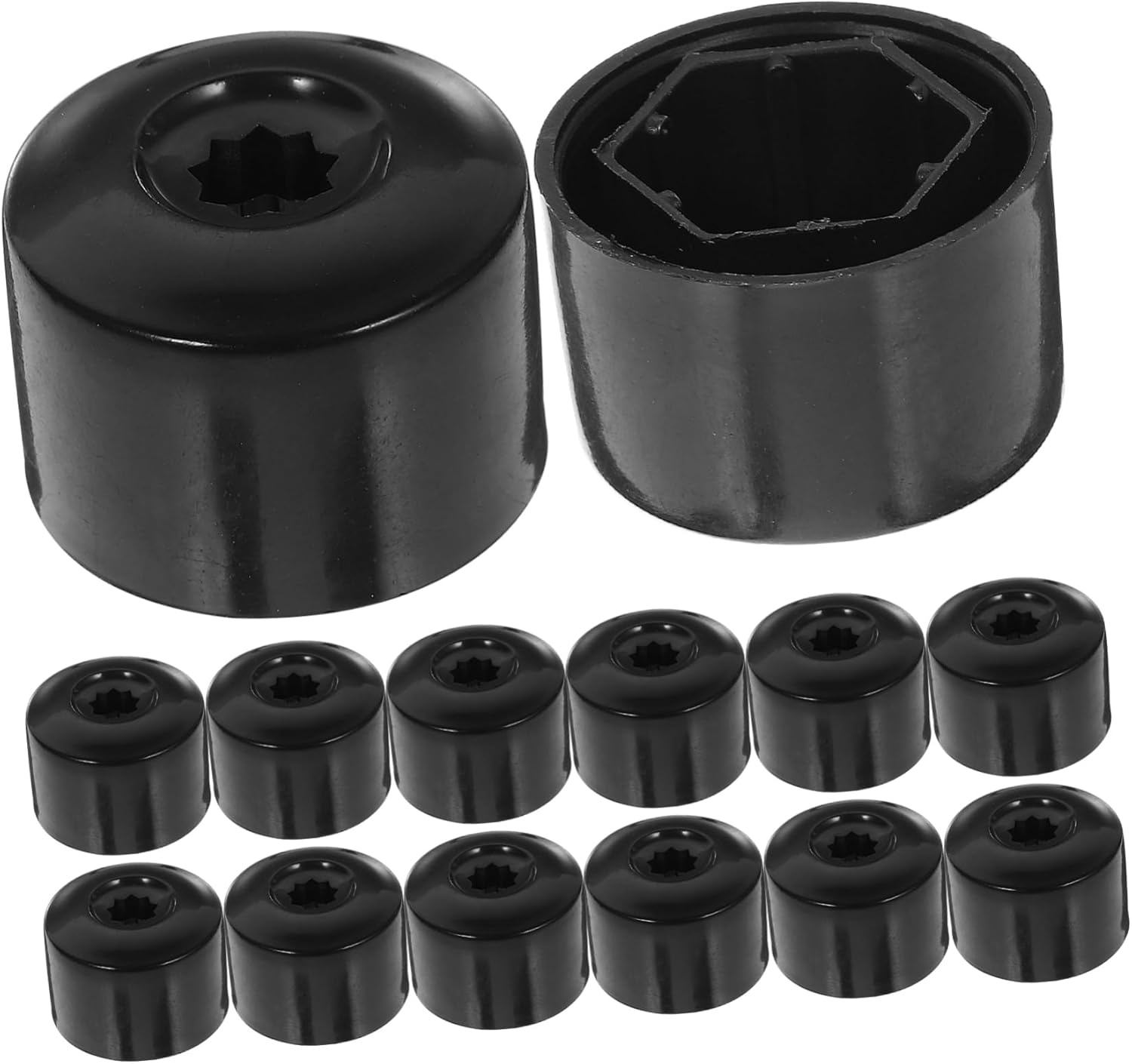 GLEAVI 20Pcs Hub Cap Decorative Cap Nylon Lug Nut Cover for Car Wheel Nut Tyre Accessory for Rim Protectors and Car Tire image number 1