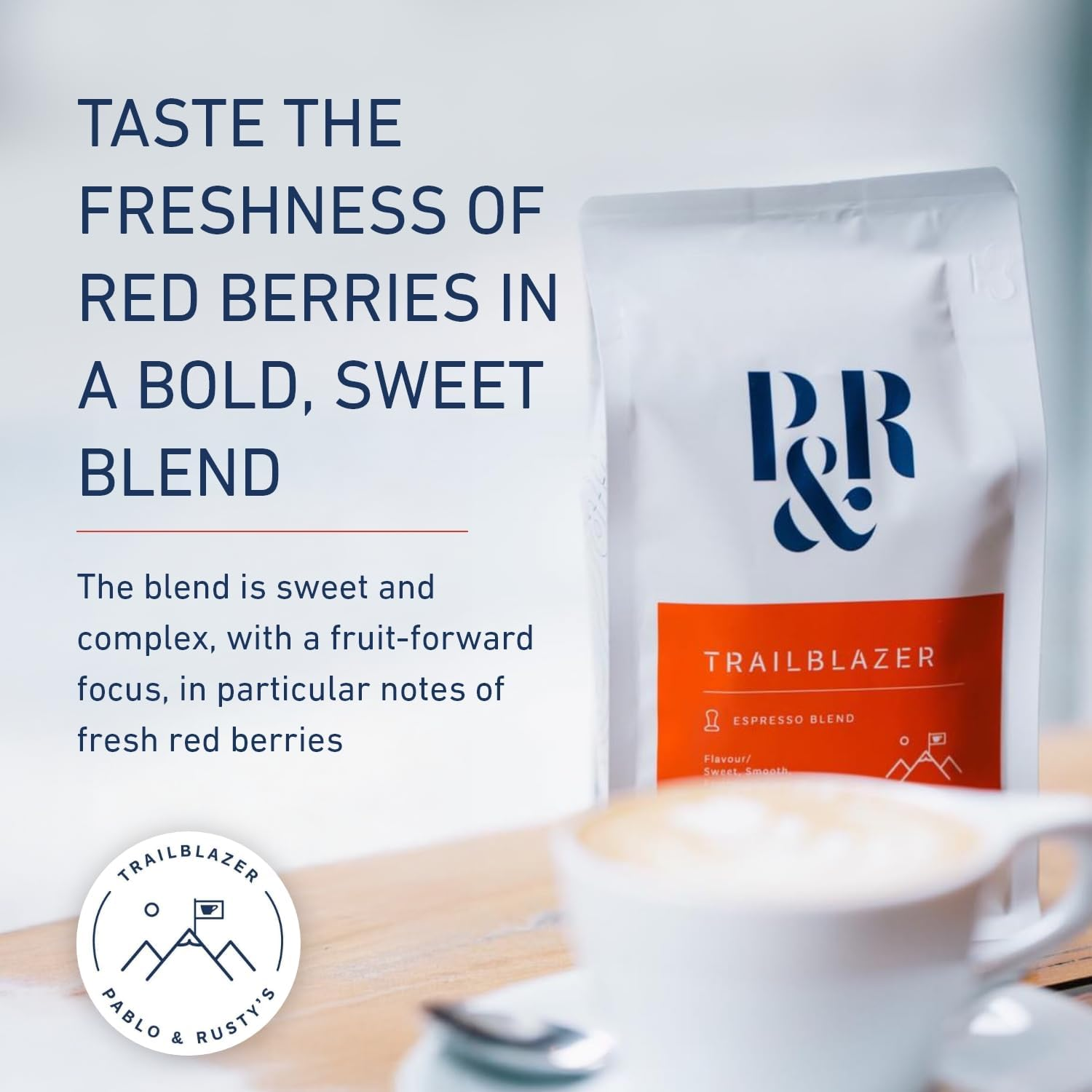 Pablo & Rusty'S Trailblazer Blend. Freshly Roasted Specialty Coffee.
