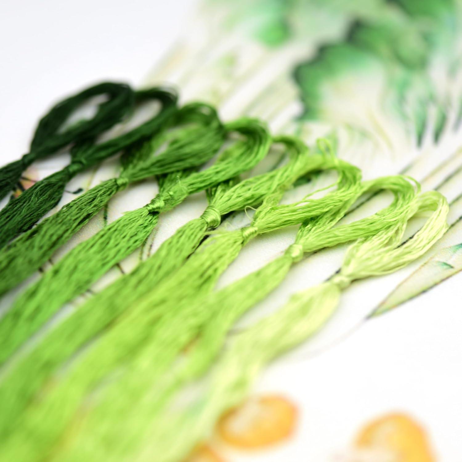 Natural 100% Silk Thread Handmade Embroidery Thread Floss 7 Colors Each 110 Meters (04)