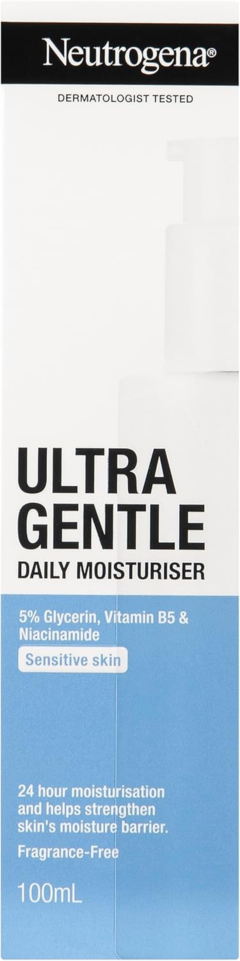 Neutrogena Ultra Gentle Daily Face Moisturiser Sensitive 100Ml image number 3