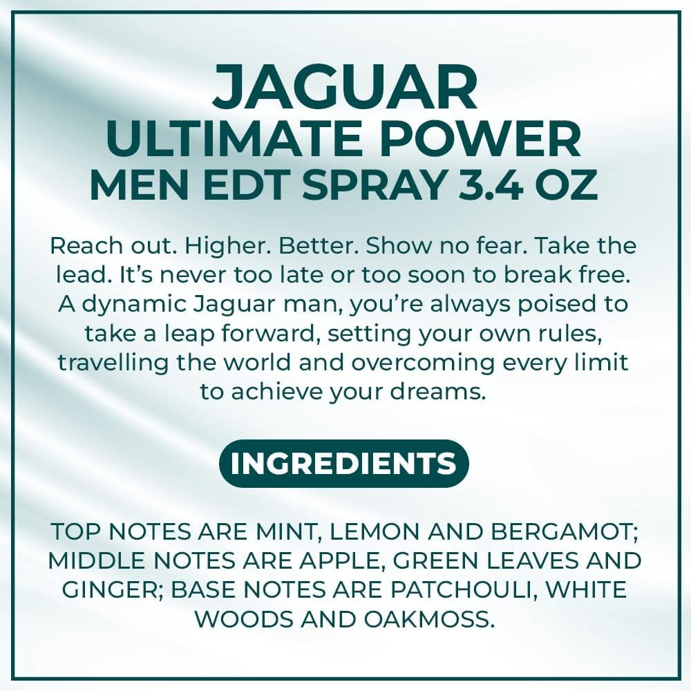 Jaguar Ultimate Power EDT, 100 Ml image number 3
