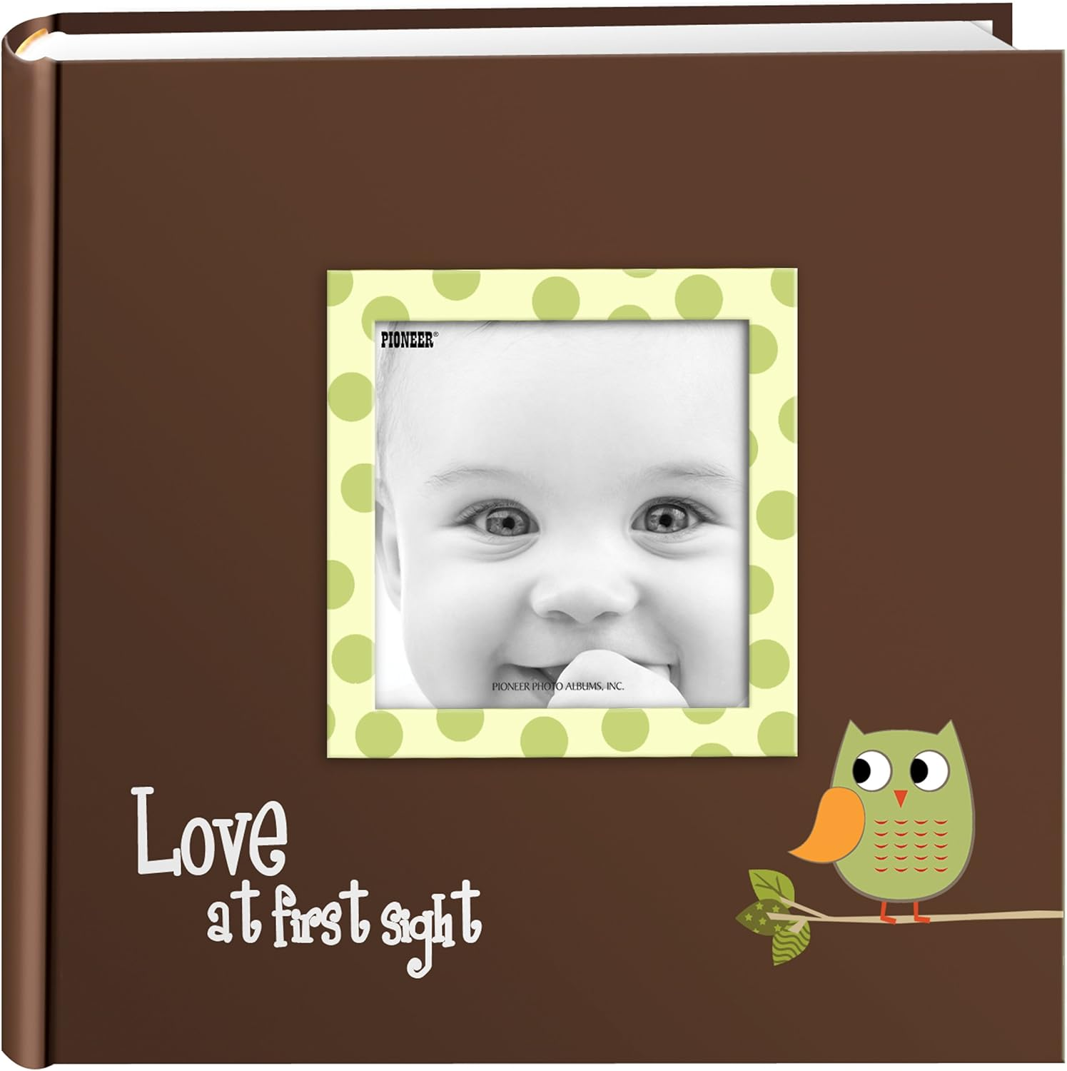 Baby Owl Frame 200 Pkt 4X6 Photo Album, Pink