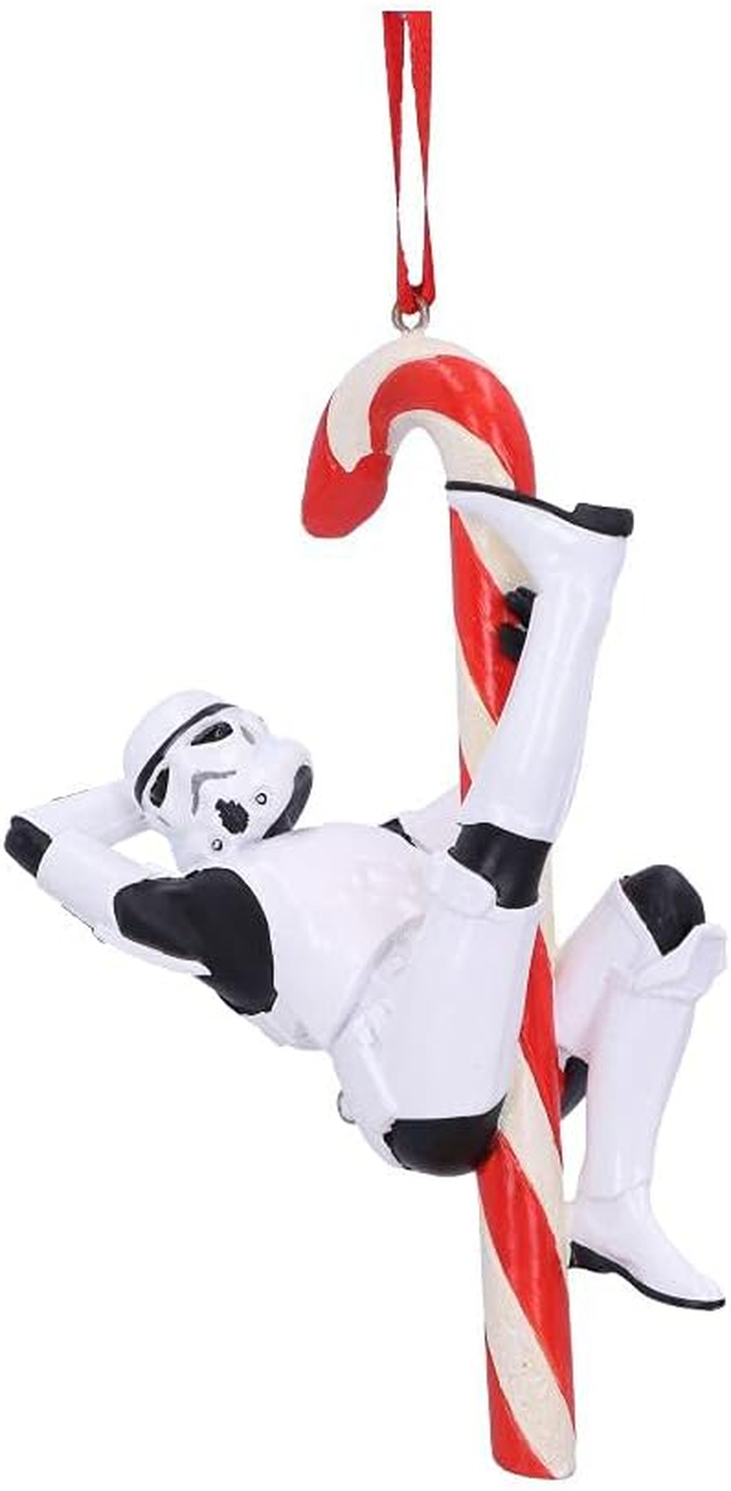 Nemesis Now Stormtrooper Candy Cane Hanging Ornament Decoration 12Cm, Christmas, White image number 3