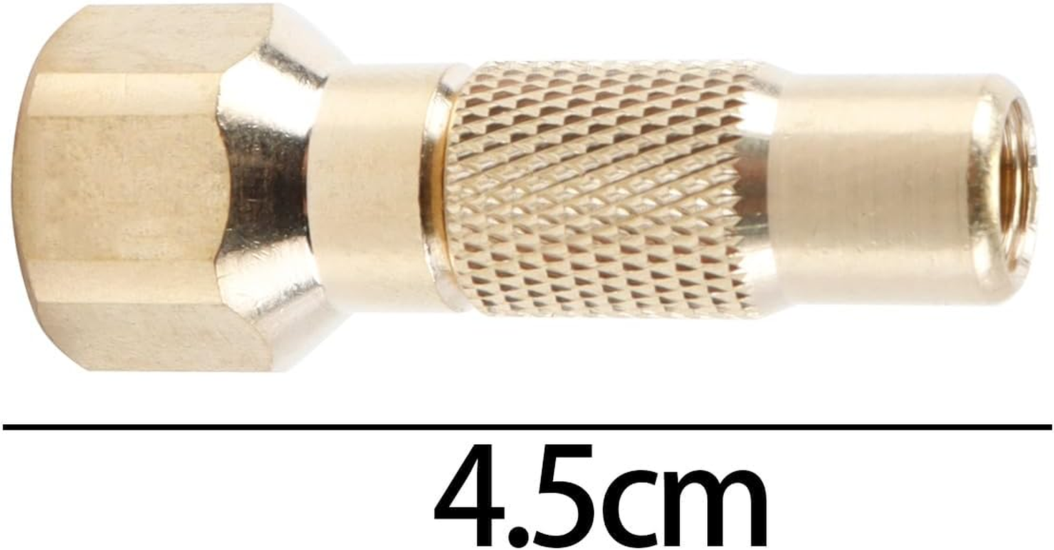 Schrader Female to 1/4 Npt Female Tire Inflator Compressor Pump Connector Accessories Durable Fit for Car Bike Motorcycle