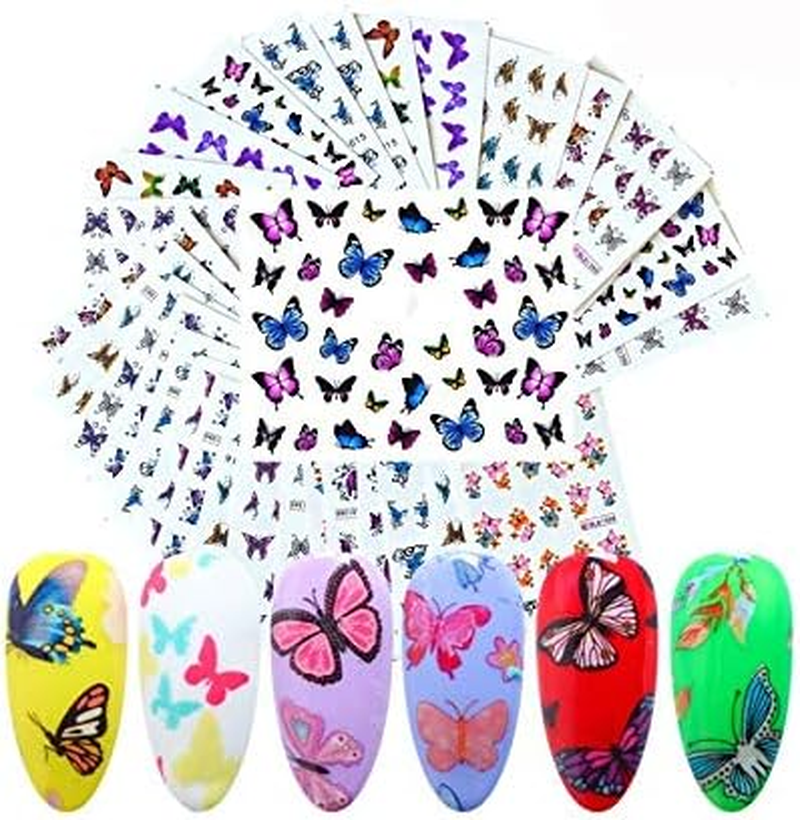 HANGQINGHENG 24 Pcs Halloween Nail Art Water Sticker Set Anime Skull Bone Decals Gel Polish Slider Accessories (Color : NJ110 30Pcs) image number 2