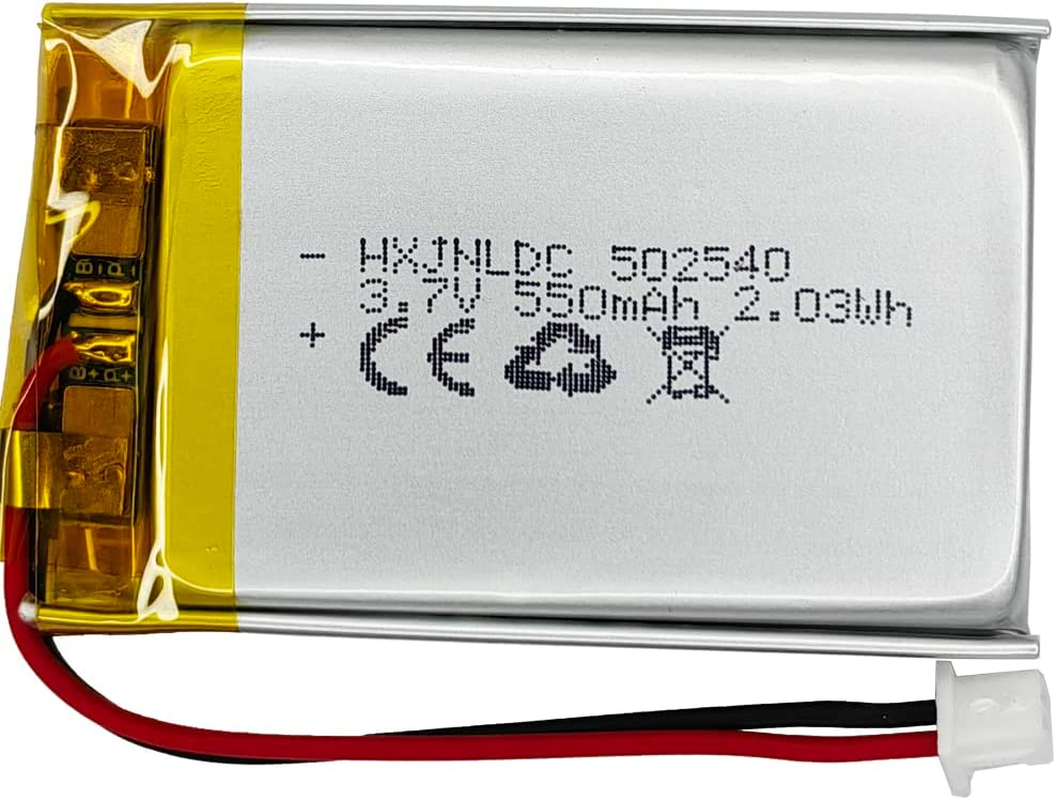 502540 3.7V Battery 550Mah for Sena SMH5 Motorcycles Bluetooth Headset Battery Replacement Sena SMH5-FM SMH5D SPH10H-FM Battery Part Number (P/N): ICP40/25/40P Fits Nextbase 312GW HD Recording DVR Cam image number 6