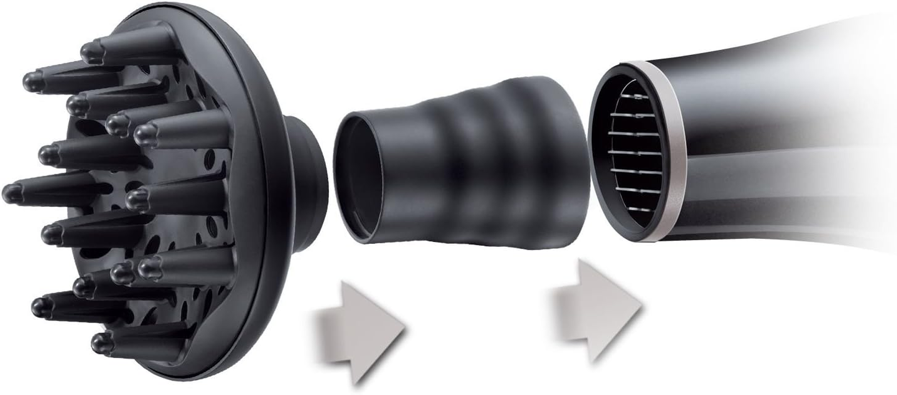 Remington Diffuser Universal - Attachment [Curls and Volume] with Silicone Adapter for Almost All Hair Dryers, Accessories D52DU image number 3