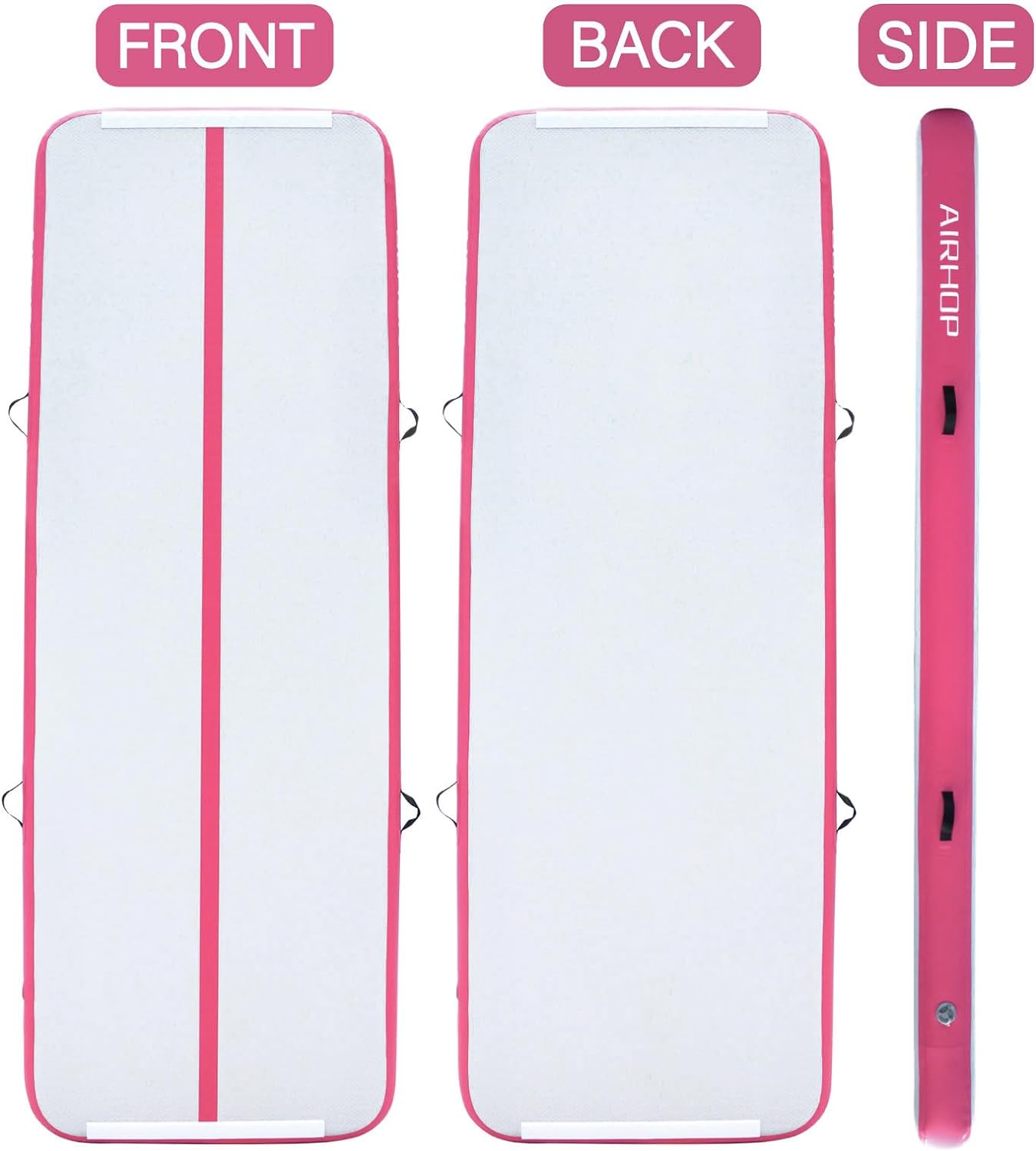 Gymnastics Tumbling Mat 10/20Cm Thick, 3M/4M/5M/6M Air Track Tumble Inflatable Training Mats for Kids Home Use, Gym, Cheerleading with Electric Pump image number 2