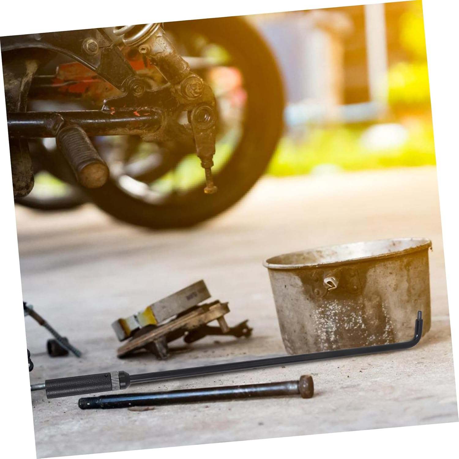 Alipis Motorcycle Screw Adjusting Tool Angled Head Adjustment Screwdriver Tool for Atv Utv Powersports Sturdy Metal Construction image number 1