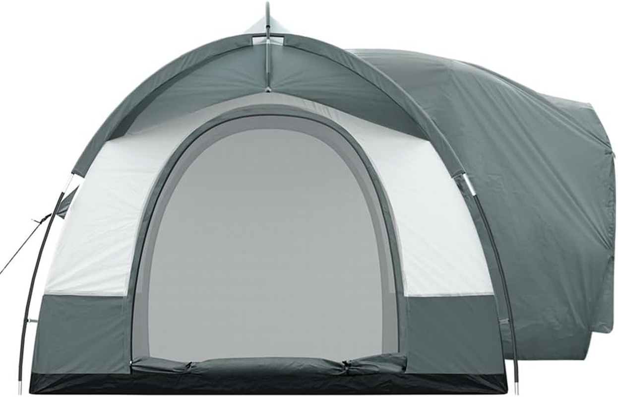 Weisshorn Pop up Beach Tent, SUV Car Camping Tents Portable Side Awning Shade Shelter, Easy Instant Setup Privacy Change Room Lightweight Sun Protection Outdoor Fishing Family Picnic Grey image number 6