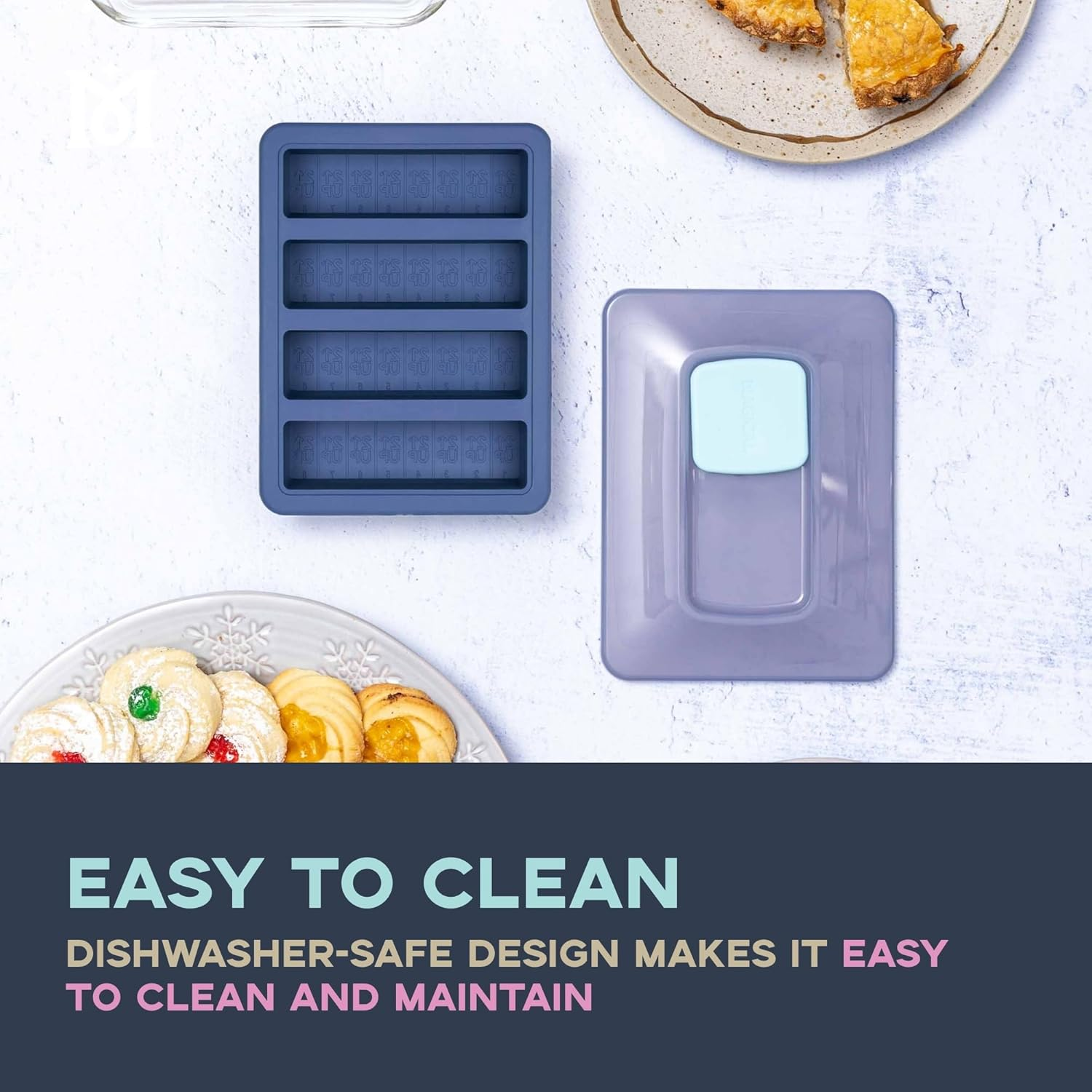 Magical Butter 21UP Silicone Non-Stick Butter Tray -Effortless Butter Making with Precise 8 Tbsp Sticks. Food-Grade, Non-Stick Rectangle Container for Brownies, Homemade Butter, Herbed, Garlic Butter image number 3