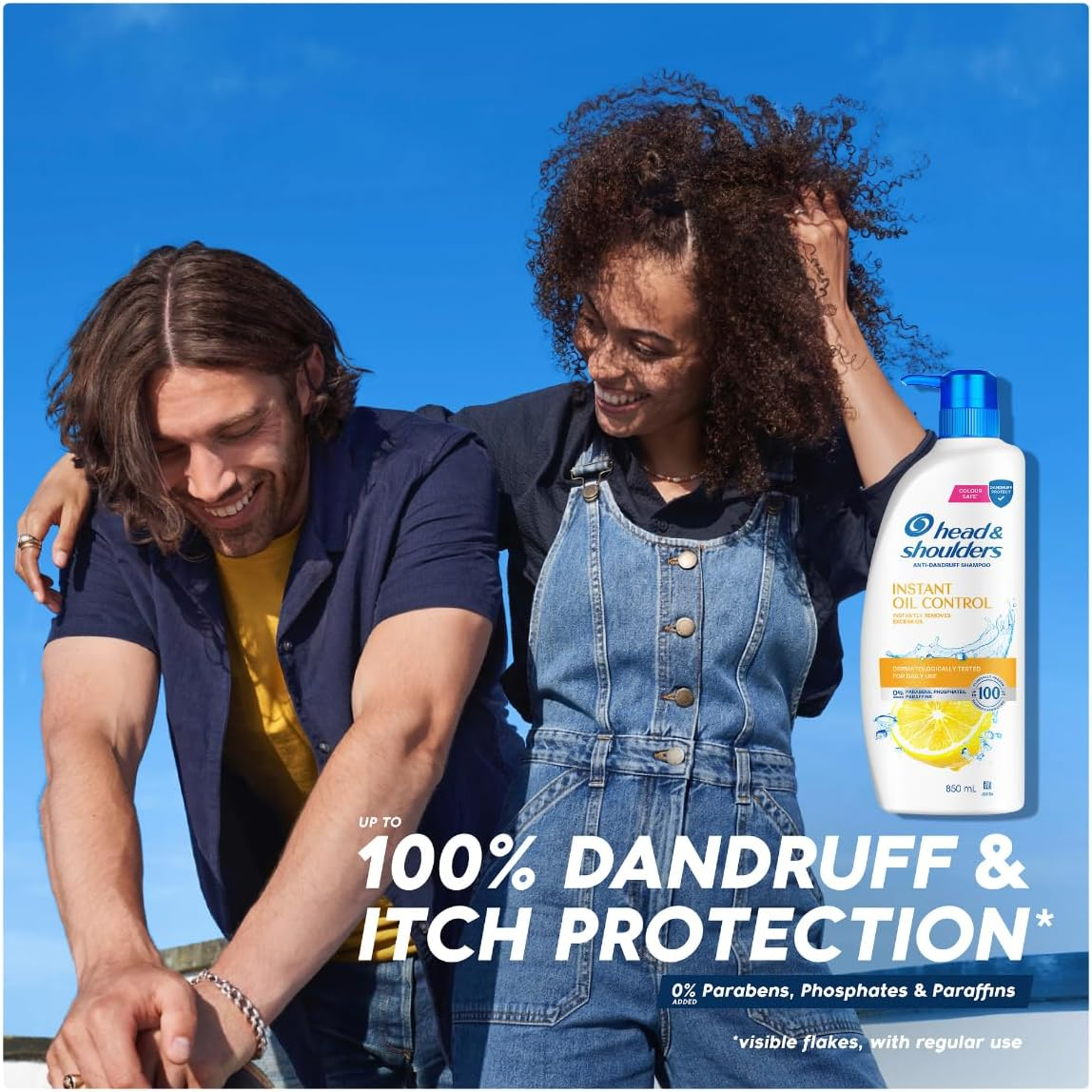 Head & Shoulders Oil Control anti Dandruff 850Ml Shampoo image number 1