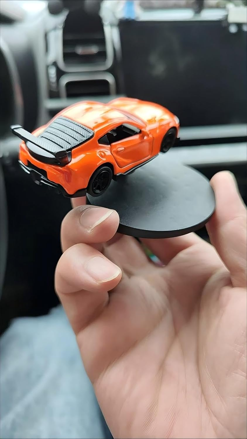 Car Dashboard Decorations &ndash; Drift & Turn Mini Car Model Ornament &ndash; Dynamic Interactive Automobile Decor for Enthusiasts Vehicle Interior Dashboard Drifting Decorations Accessories Gifts(Orange-Red) image number 6