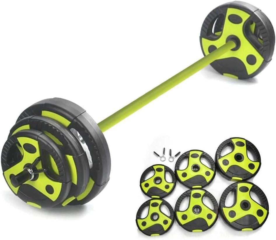 20Kg Aerobic Barbell Set Crossfit Barbell Pump Set Standard Barbell Weights Plates for Bodybuilding, Weightlifting, Fitness Sports Gym Equipment image number 5