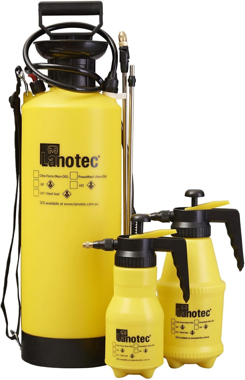 Lanotec Brass Nozzle/Viton Seal Spray Bottle, 1.5 Litre Capacity