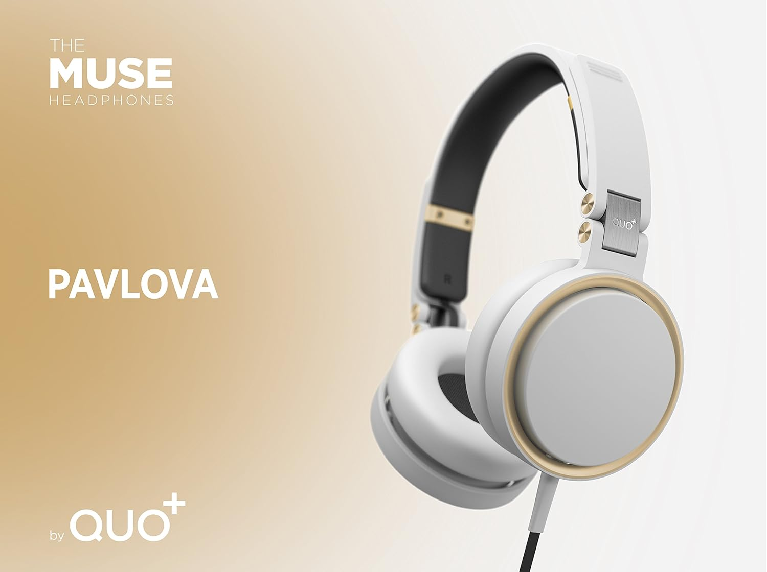 QUO+ Muse Headphones, Head Cap, Changeable (Pavlova) QP-141 image number 2