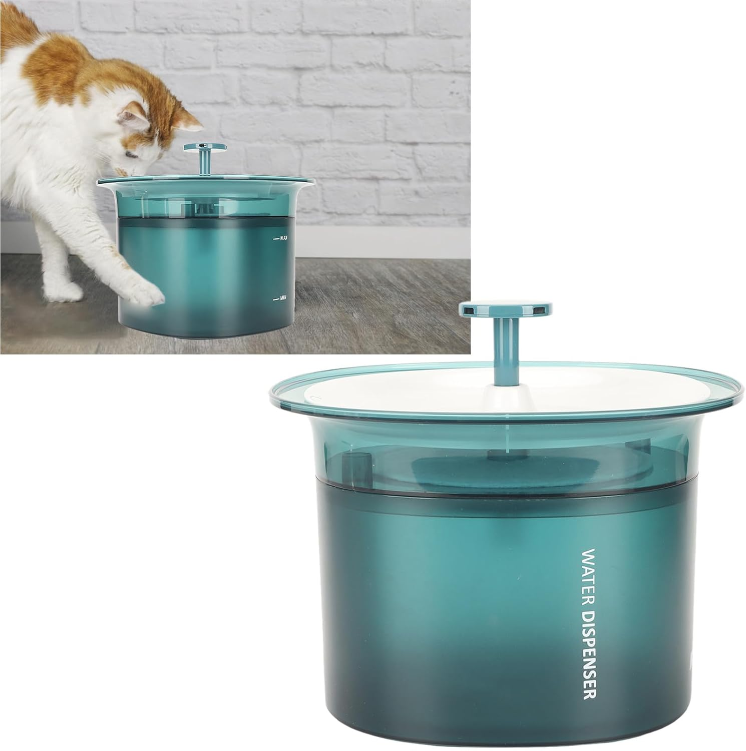 2L Pet Fountain,Pet Water Fountain for Cats,Pet Water Fountain 2L Large Capacity 3 Filtering Silent Cat Drinking Fountain with Intelligent Water Pump for Kitten Dog image number 6