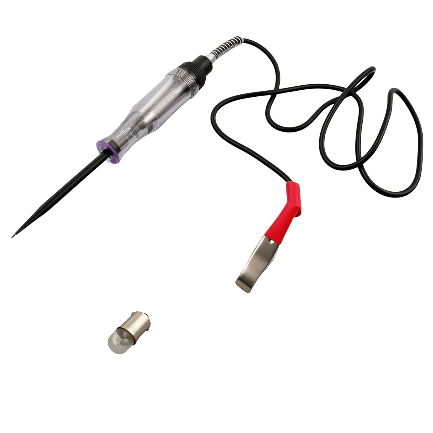 EFGTEK Test Light Automotive Electric Tester Pen 6V to 24V DC Circuit Tester with Light for Continuity Voltage Electrical Fuse with Sharp Probe&Alligator Clip for Sedan, SUV, RV, Truck,Car image number 4