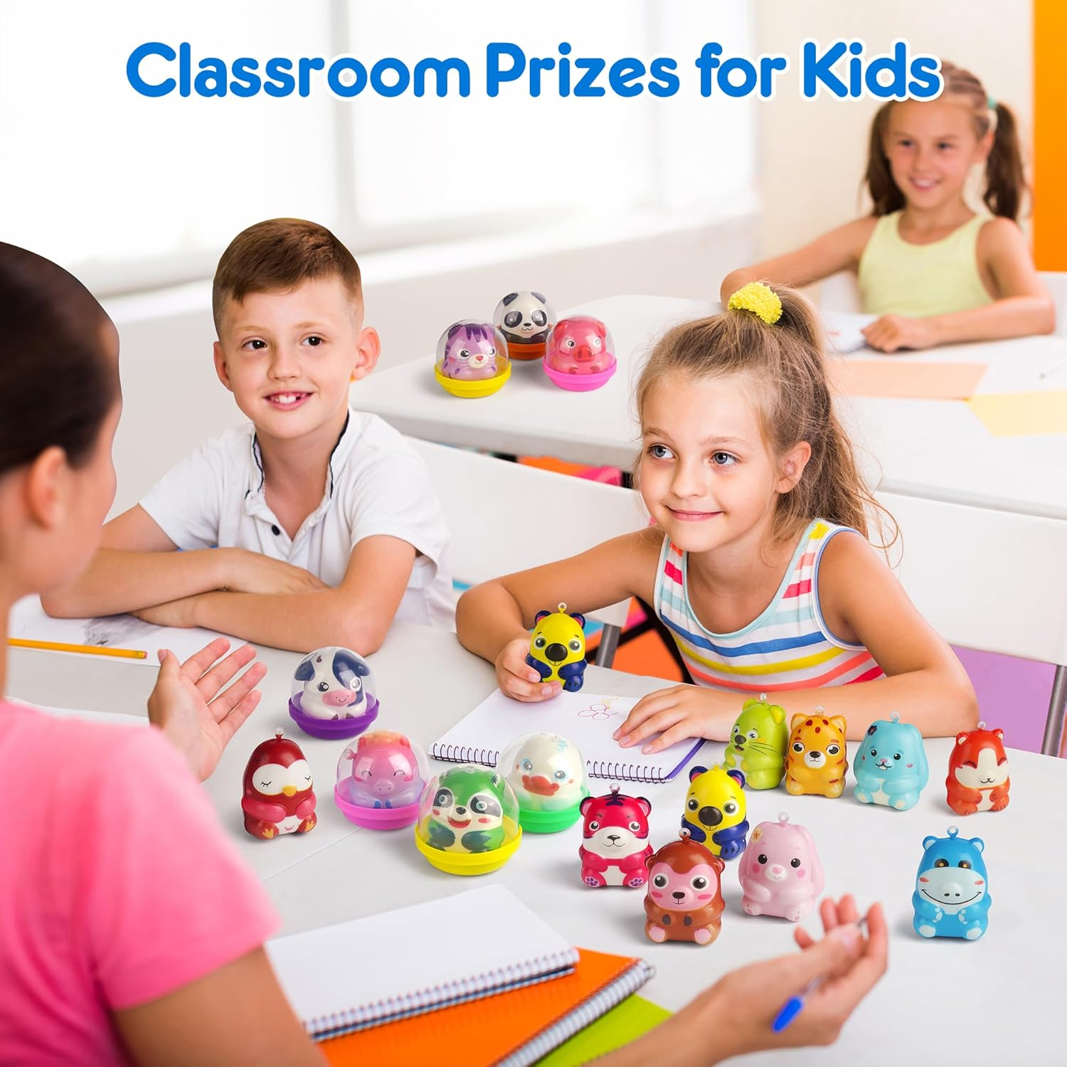 Mocoosy 24 Pack Animal Squishy Toys for Kids Party Favors, Slow Rising Squeeze Toys for Birthday Goodie Bag Stuffers, Pinata Stuffers, Carnival Prizes, Stocking Fillers, Classroom Treasure Box Toys image number 1