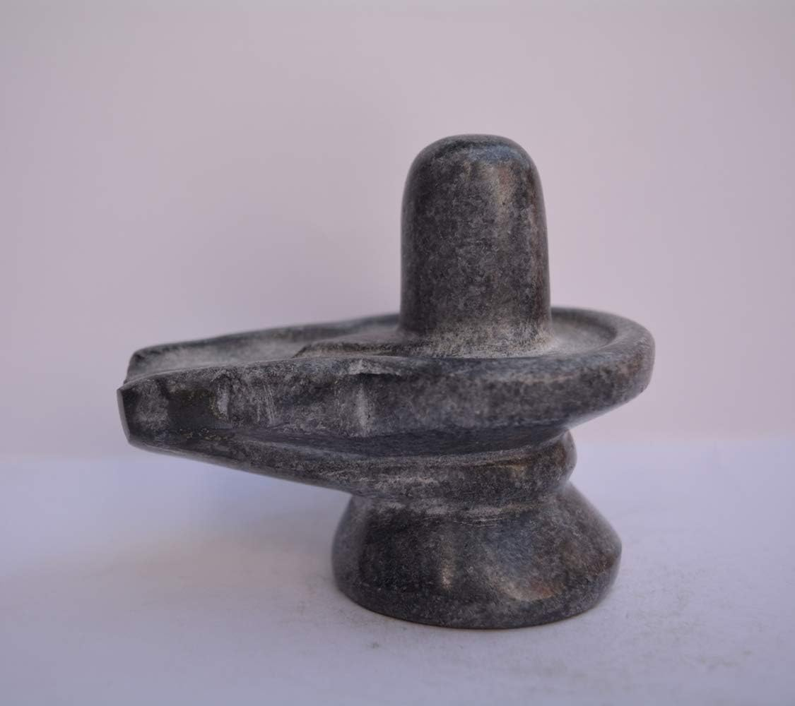 Black Stone Shiva Lingam 4 Inch &ndash; Handcrafted Shivling Idol for Pooja, Temple & Home D&eacute;cor | Natural Stone Lingam Statue for Spiritual Worship & Meditation | Traditional Hindu Gift Item image number 6