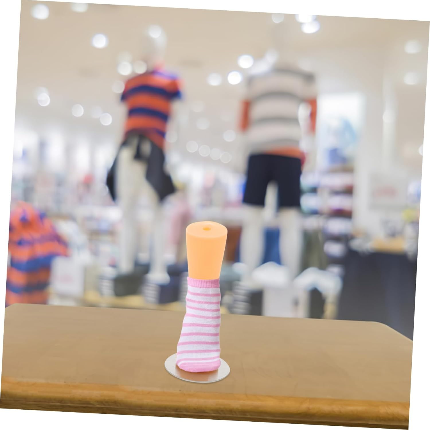 ABOOFAN Boys and Girls Socks Mannequin Foot Model Small Skin Tone Sock Display Holder for Retail Stores Foot Mannequin for Anklet and Shoe Display Children and Shoe Filler