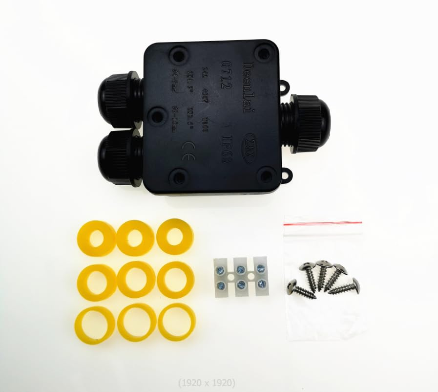 Xinyee Waterproof Outdoor External Electrical Junction Box Underground Cable Line Wires Power Cord Connector