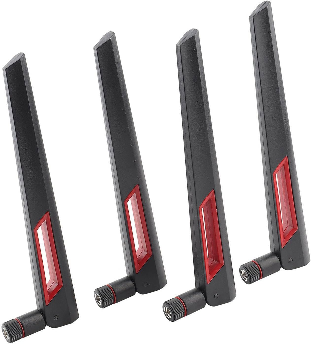 2.4G/5G Dual‑Frequency 8Dbi Wireless Router Antenna with RP‑SMA Interface for ASUS AC68U AC88U AC66U (4PCS)