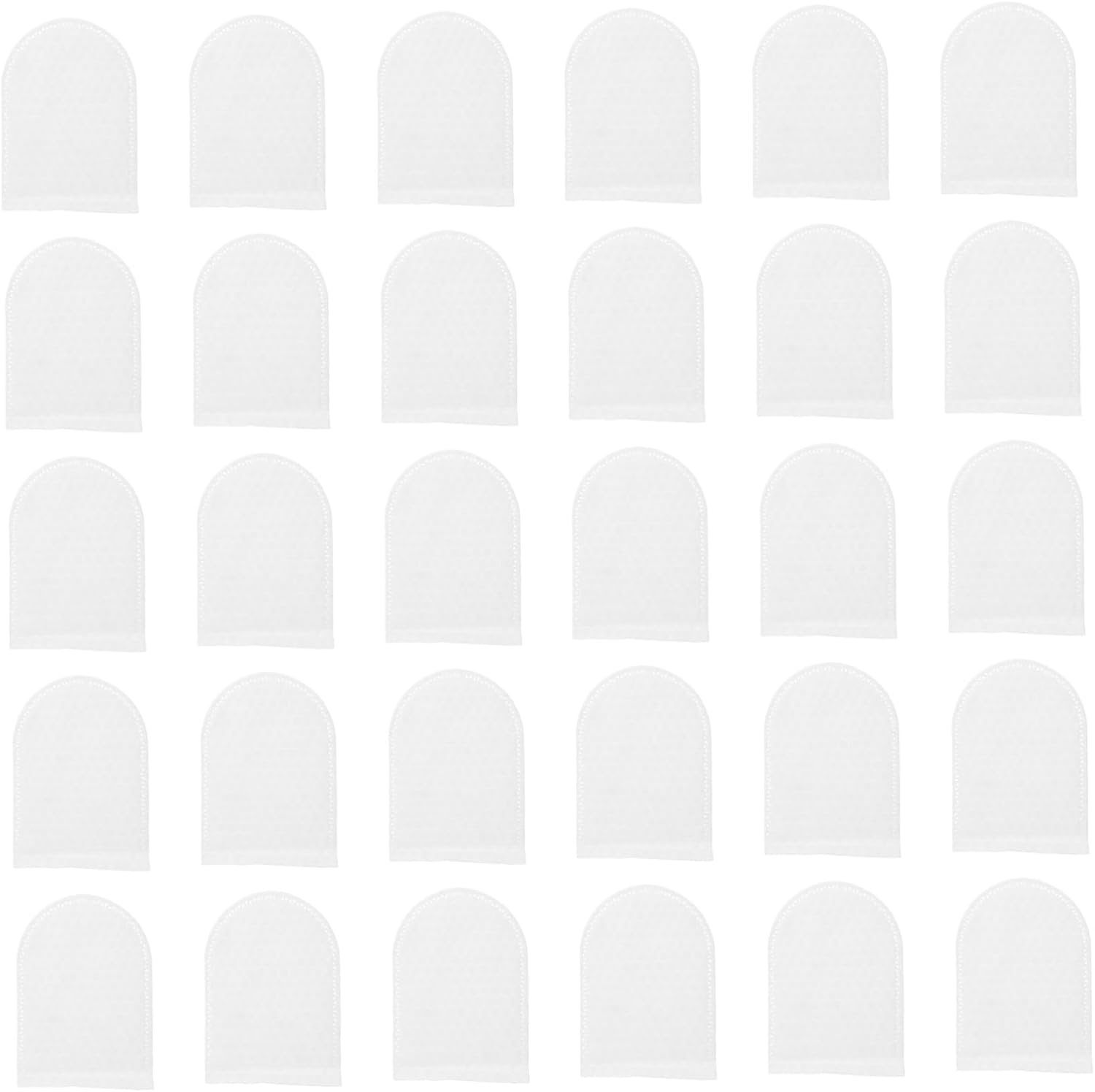 Mikinona Reusable Makeup Remover Cotton Rounds 120Pcs U-Shaped Finger Pocket Exfoliating Pads Soft Cotton for Face and Oral Cleaning Travel Size for Women image number 2