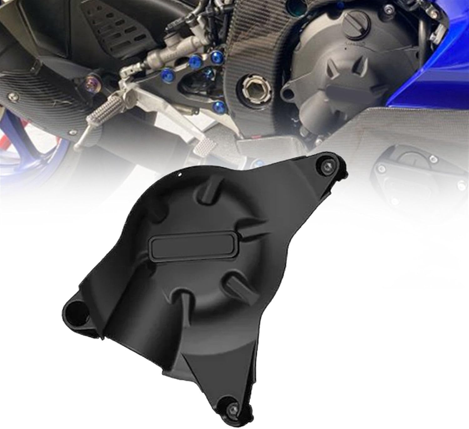 Motorcycles for Yamaha R6 2006-2020 2007 2008 2009 2010 11 12 13 14 15 16 2017 2018 2019 Engine Cover Protection Case Engine Covers Protectors Accessories (Color : Clutch Cover) image number 3