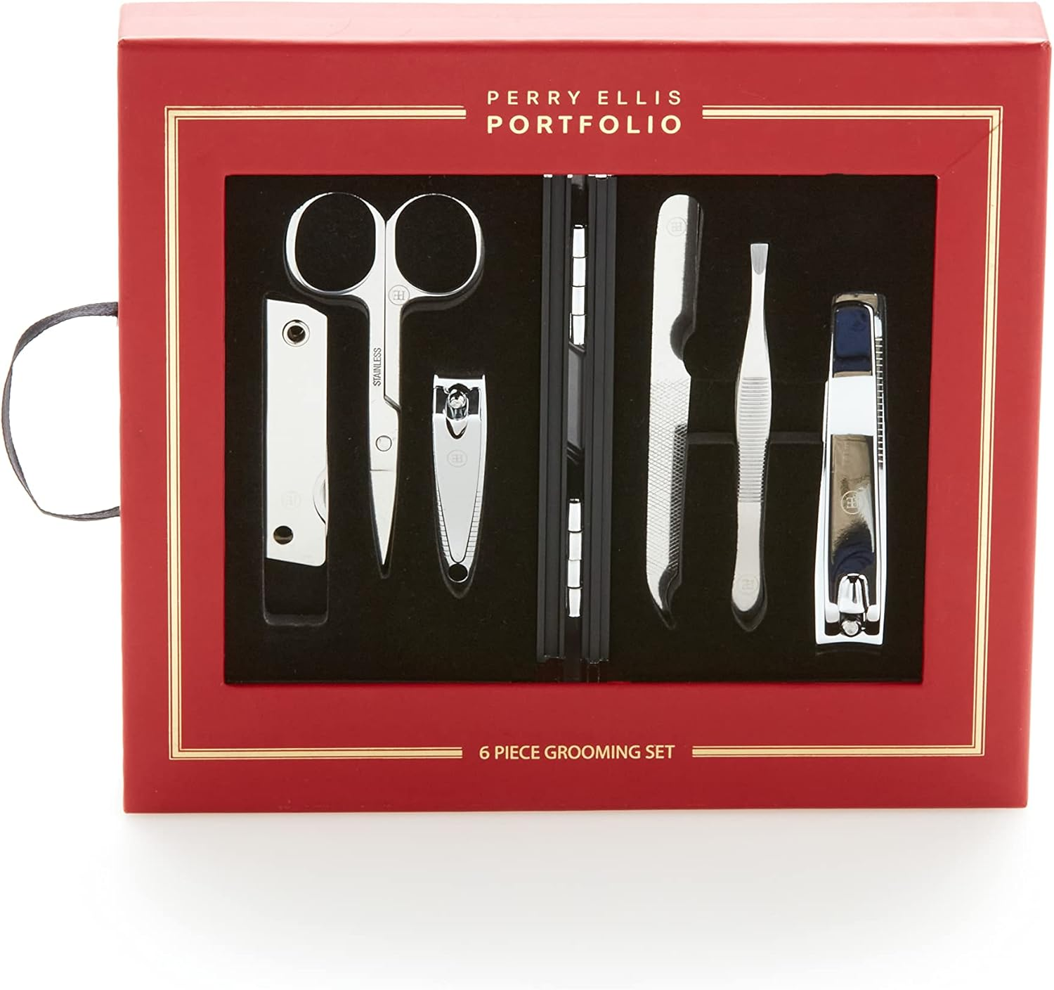 Perry Ellis Men'S Portfolio 6 Pc Manicure Set