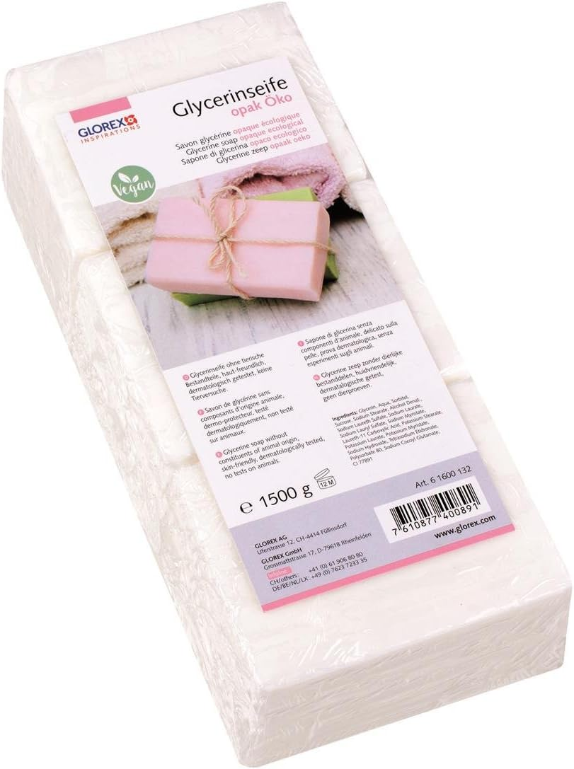 Glorex 6 1600 Glycerin Soap, Eco, Opaque, 1,500 G image number 3