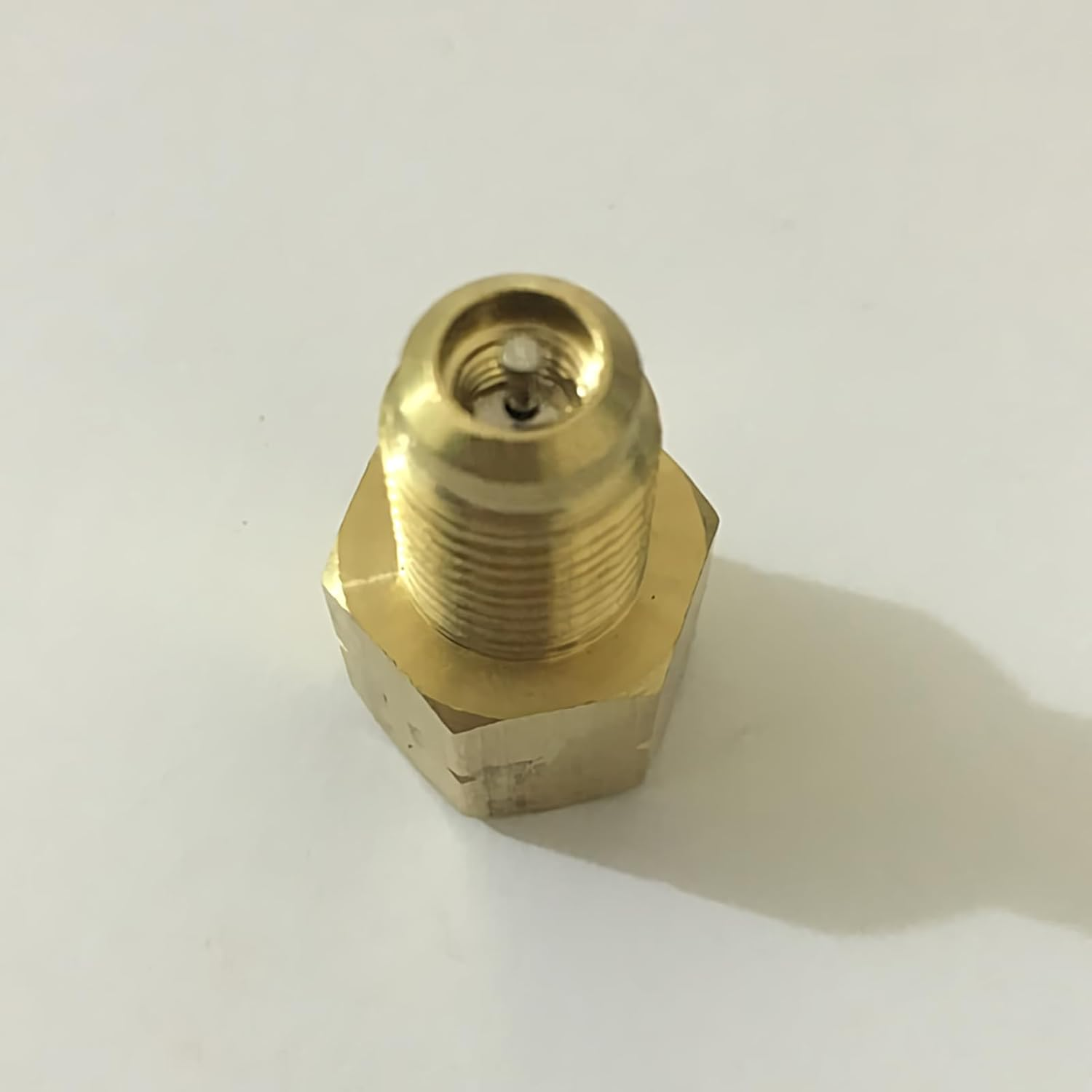 Refrigerant Tank Adapter,Refrigerant Hose Adapter | Reverse Thread Fitting, 1/4 Inch Connector Precise Charging HVAC Ductless Split Unit