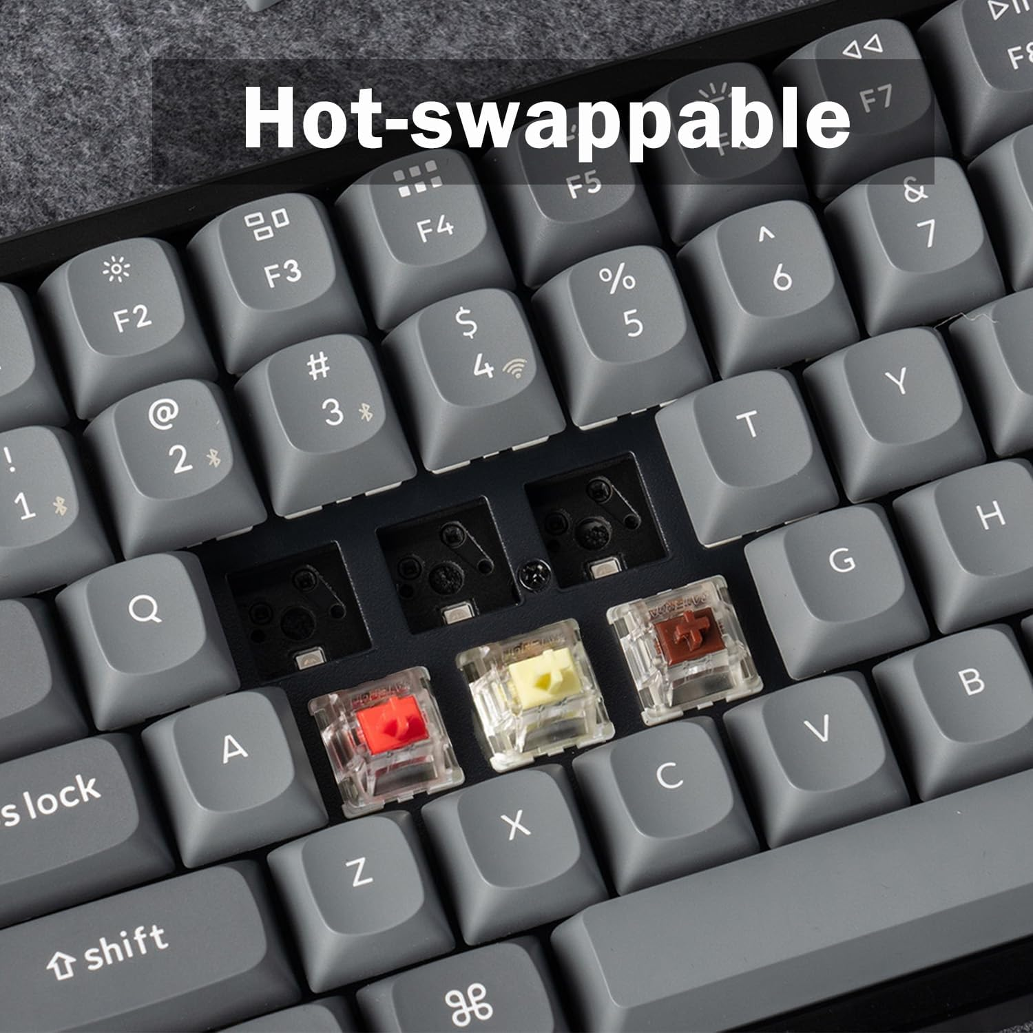 Keychron K10 Max Hot-Swap Mechanical Keyboard (Black, Keychron Super Brown) image number 6