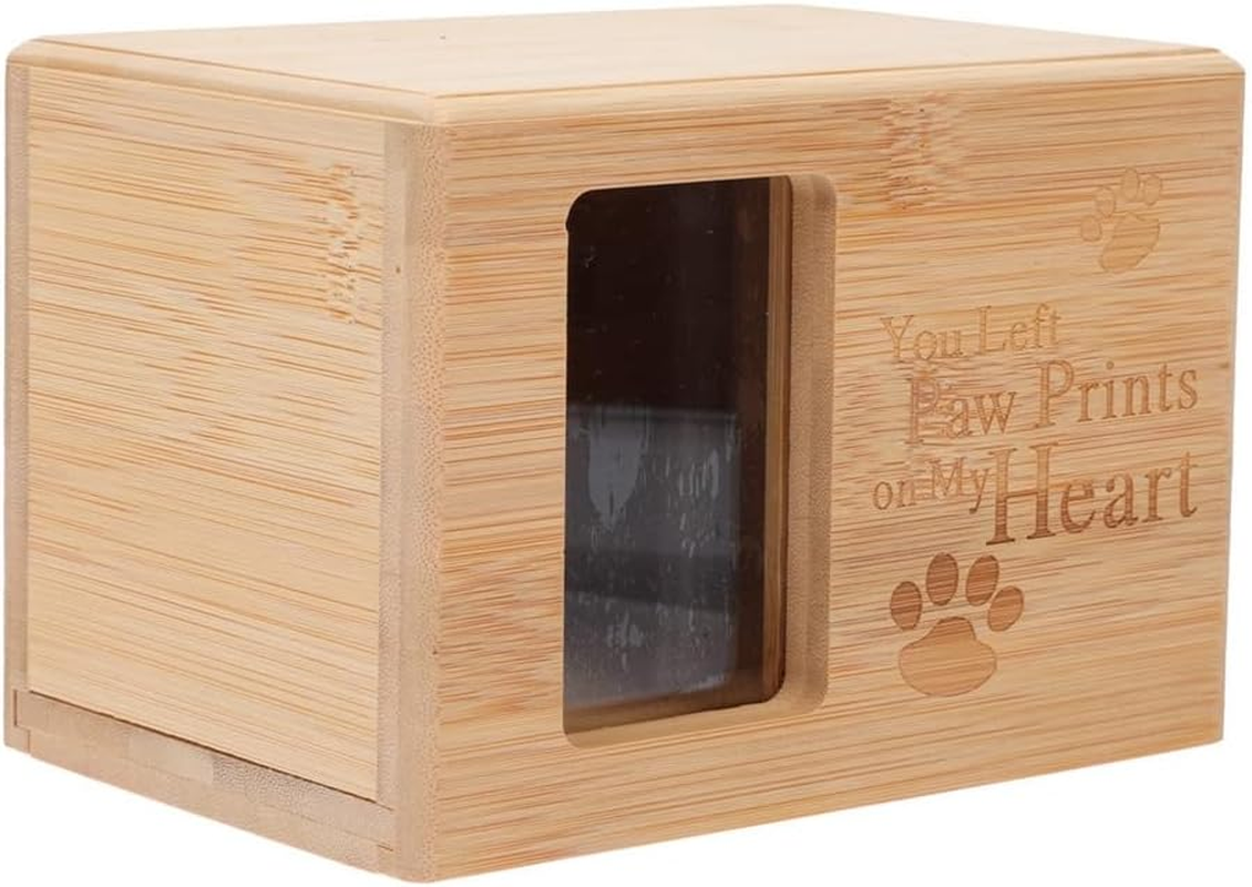 Elqater 1Pc Pet Urn Ashes Urn Photo Frame Urn for Ashes Photo Frame Urn Decorative Urns for Ashes Dog Cremation Case