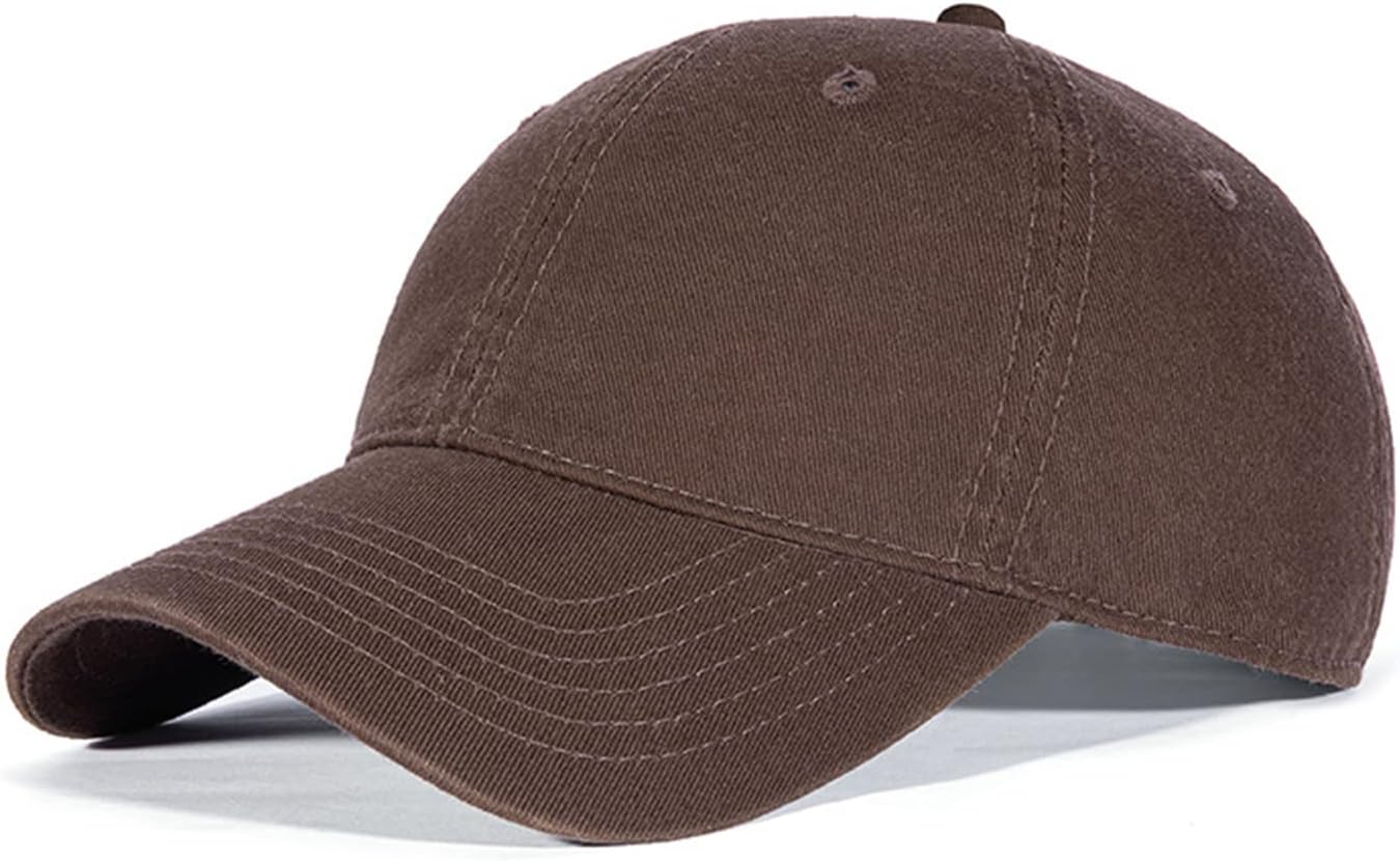 FREEBIRD99 Men Women Plain Cotton Vintage Washed Twill Baseball Cap Distressed Adjustable Strapback Dad Hat