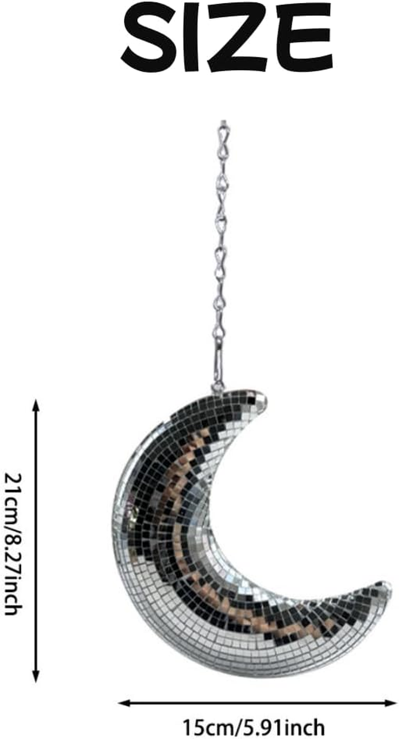 Disco Mirror Ball, Glass Rotating Party Light, 50S 60S 70S DJ Effect for Nightclubs, Weddings, Stage image number 4