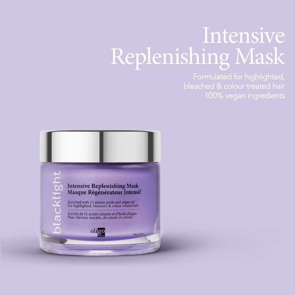 Oligo Professionnel Blacklight Intensive Replenishing Mask 200Ml image number 1