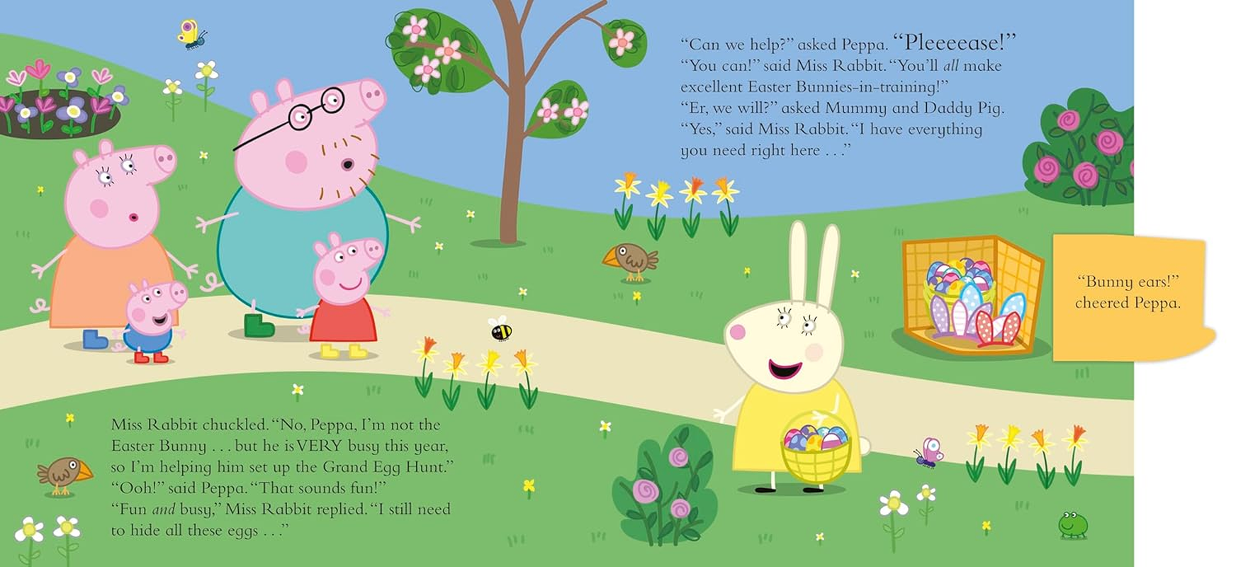 Peppa Pig: Peppa'S Grand Easter Egg Hunt: a Lift-The-Flap Picture Book image number 2