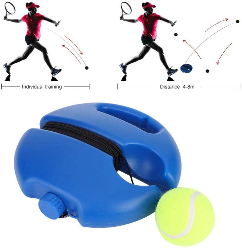 Tennis Trainer, Self-Study Tennis Base Trainer Baseboard Rebound Ball Training Tool for Beginners Children Adults image number 6