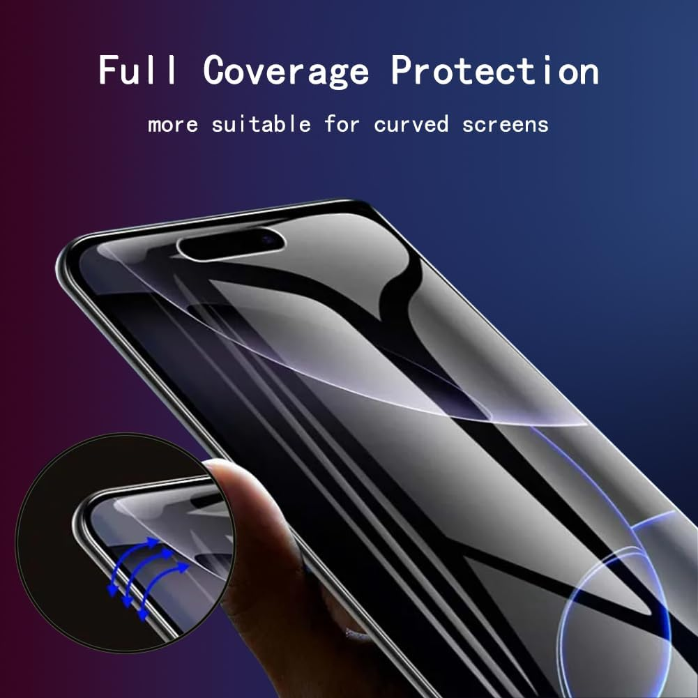 Hhfcryst Pack of 3 Hydrogel Film for Honor Magic V5, TPU Protective Film, Soft HD Clear Screen Protector, Scratch-Resistant, No Bubbles (Not Tempered Glass) image number 1
