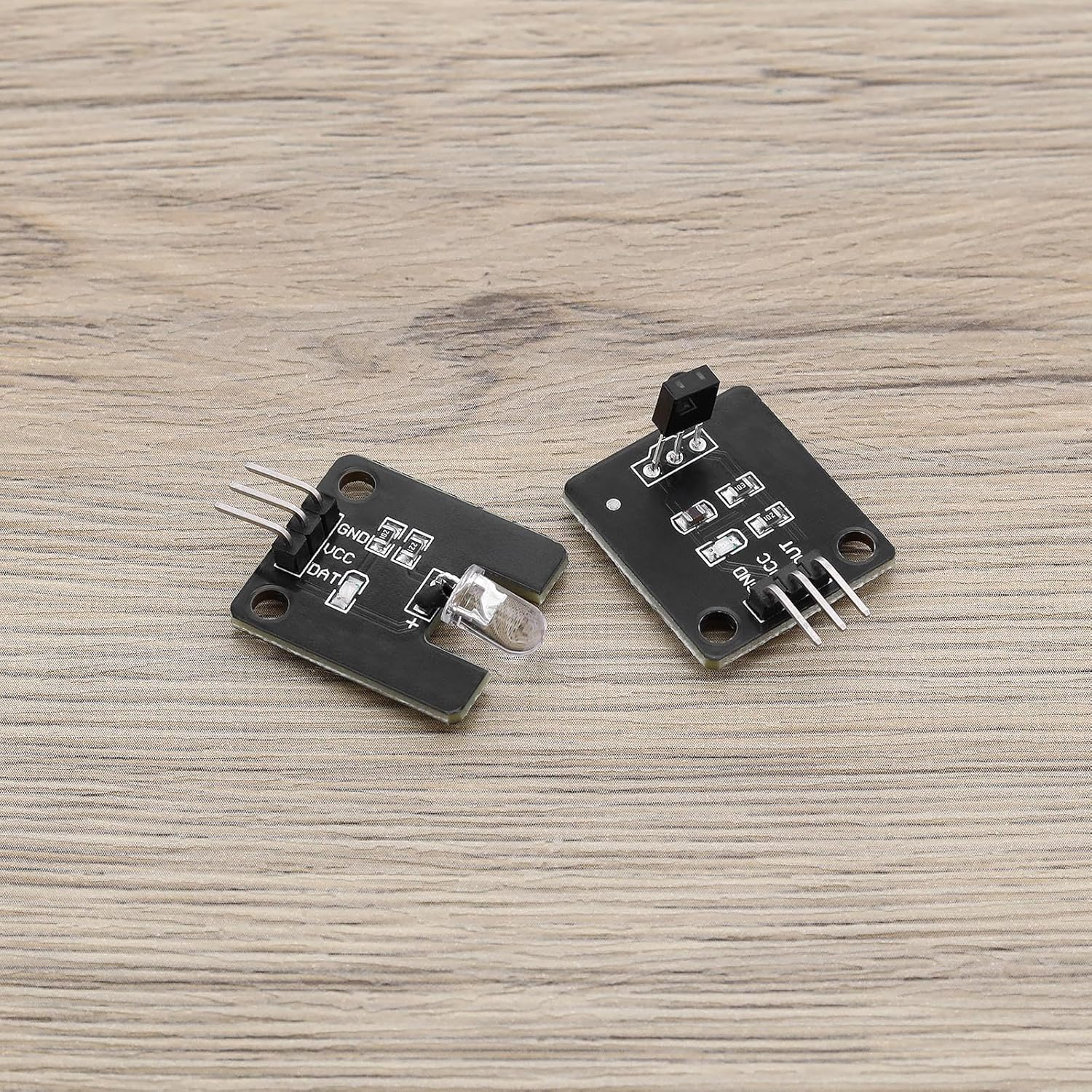 Be in Your Mind 5 Sets 5V Digital 38Khz IR Receiver Sensor Module with IR Transmitter Sensor Module Kit Compatible with 51/AVR/ARM Platforms image number 2