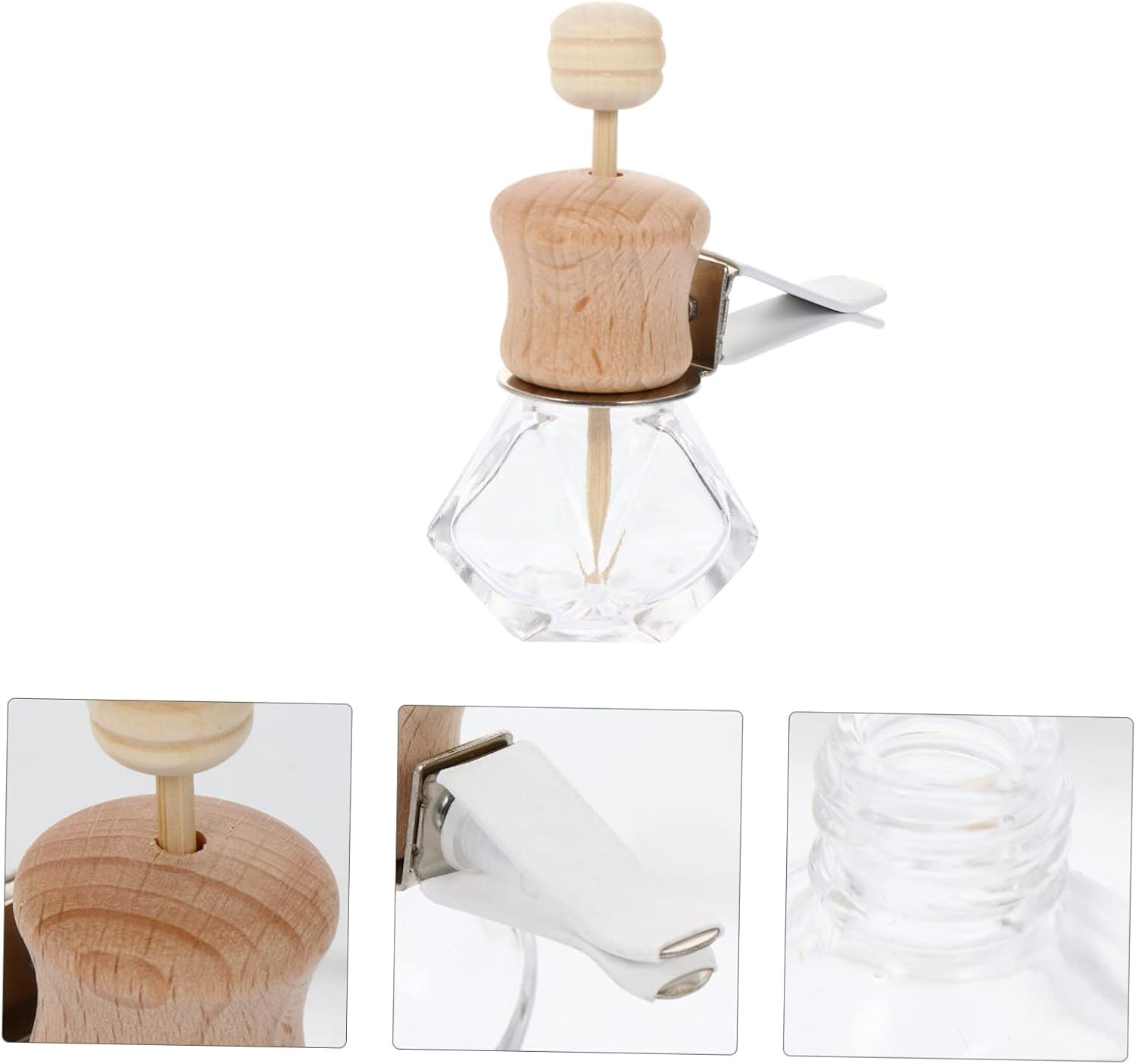 Ciieeo 3Pcs Car Diffuser Bottles Perfume Bottle for Auto Fragrance Aromatherapy Air Fresheners Easy Install for Car Elegant Design For image number 6