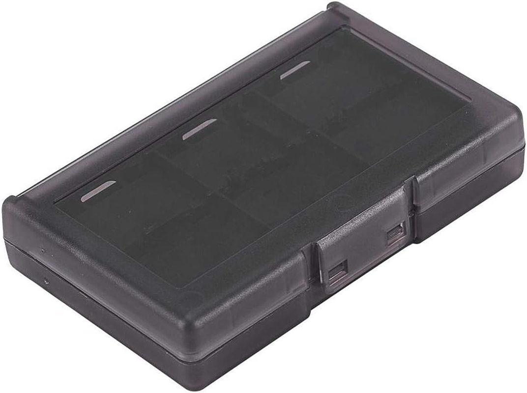 Bewinner 24-In-1 TF Card Storage Box, Playing Card Case for Portable Protective Game Card and TF Card Case Carry Compartment for (Black) image number 1