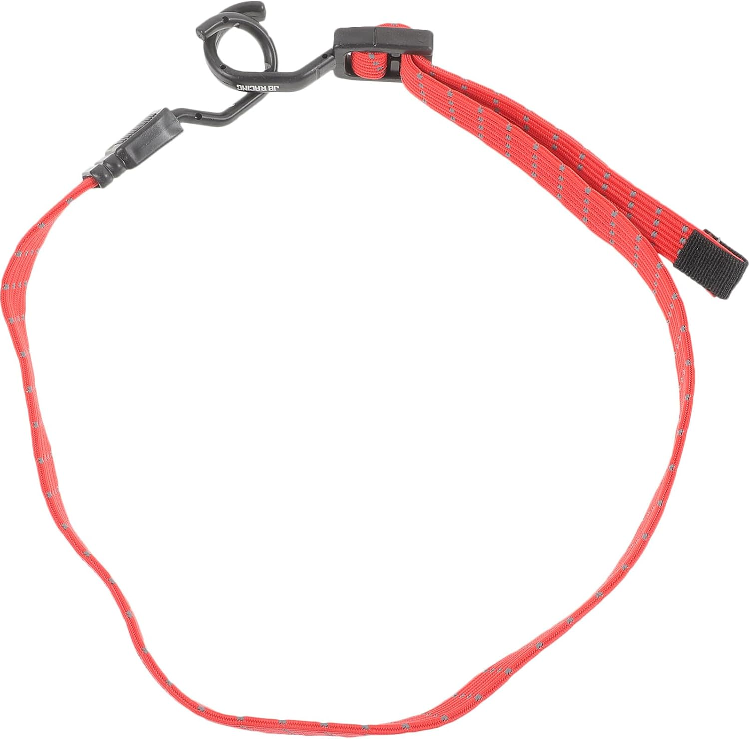 Ifundom Bungee Cords with Hooks Elastic Cargo Binding Straps Red Travel Luggage Fixing Belt Adjustable Outdoor Multi-Purpose Tie-Down Rope image number 3